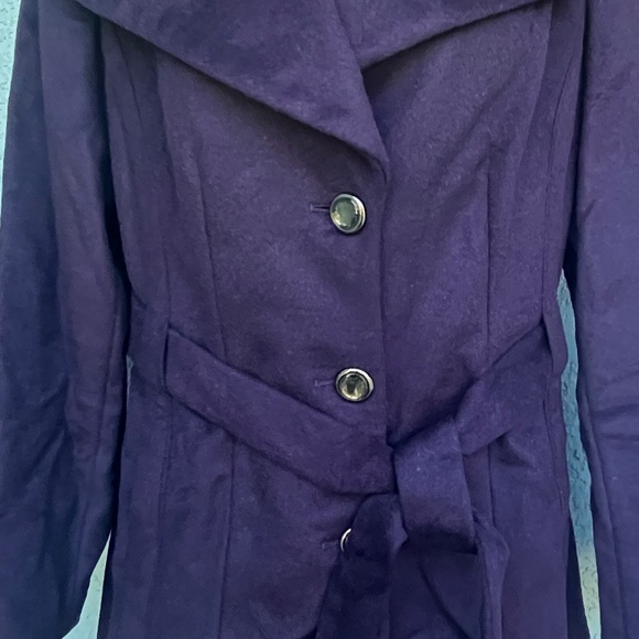 Calvin Klein Coat Purple Size 16 Vintage New with Tags - Picture 2 of 10